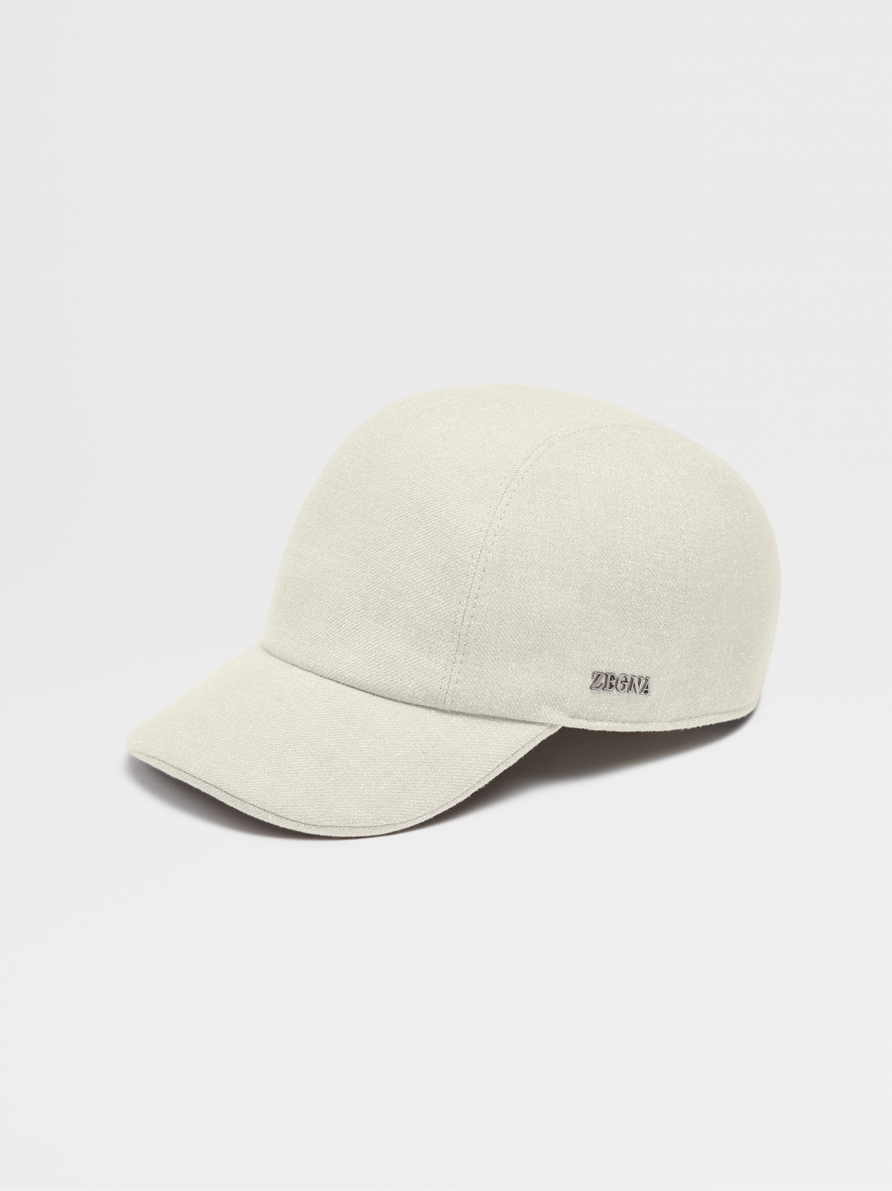 白色 Oasi Cashmere 棒球帽